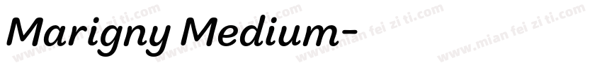 Marigny Medium字体转换